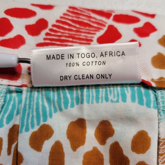 Francis + Benedict Cotton Colorful Patterned Women's Full Skirt Small - Picture 7 of 13